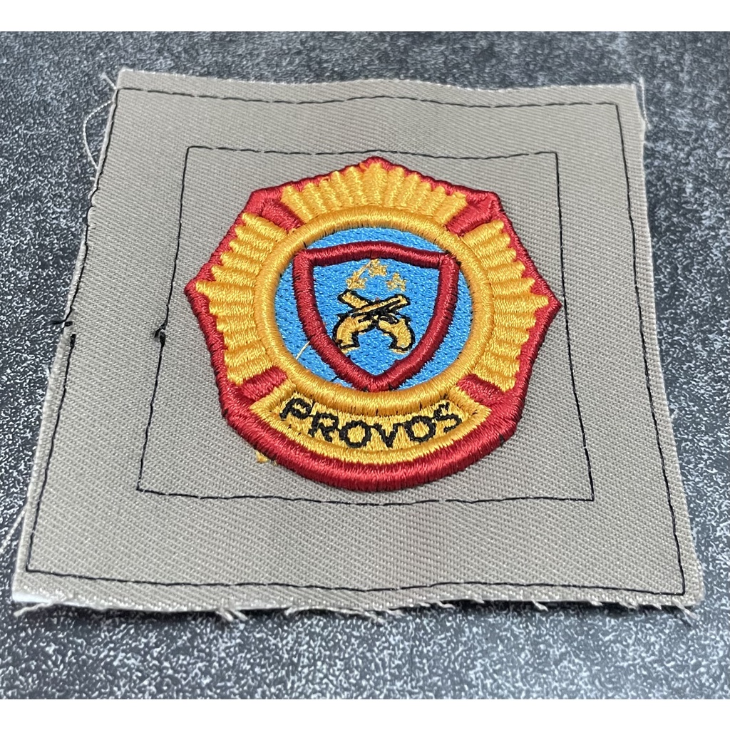 Badge Timbul Provos PDL - Bet Provos - Bordir Provos Polr*