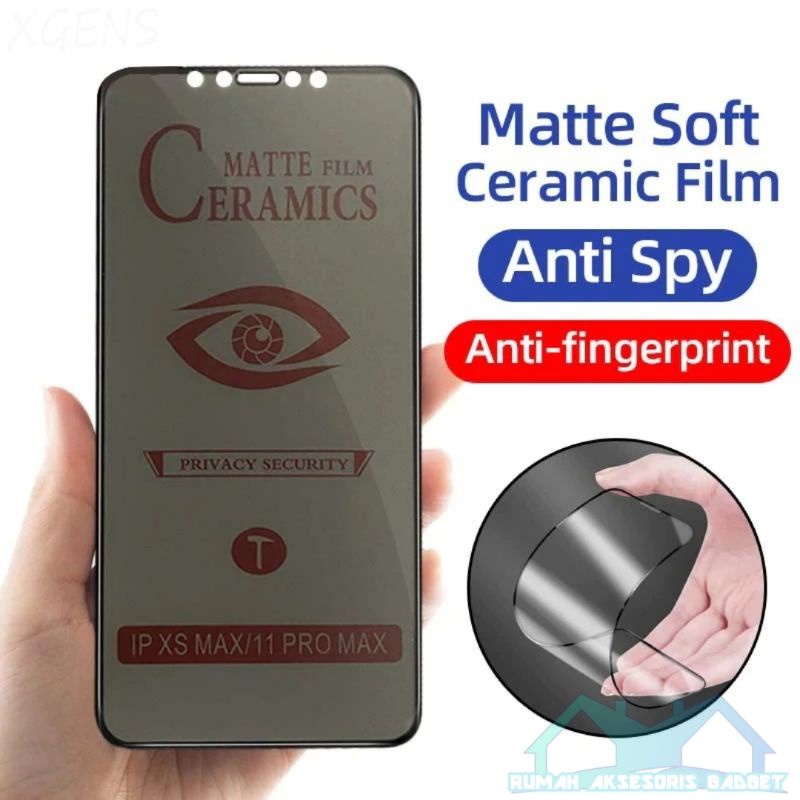 Tempered CERAMIC MATTE PRIVACY anti SPY VIVO Y12 Y17 Y12S Y20 Y20S Y21S Y33S Y21A Y21T Y35 Y51 2020 Y15S Y30 Y50 Y91C Y91 Y93 Y95 Y75 T1 5G V19 Y16 V9 Y22 Y02 V15 V17 pro V25 V25E V23E Y53 lama 2017 Z1 Pro V27E Pelindung layar anti pecah TG FULL