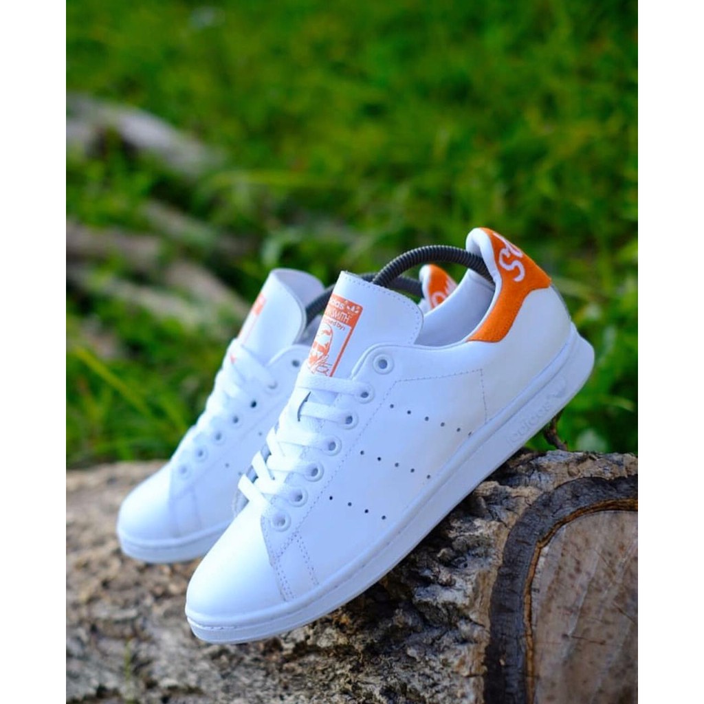 Adidas Stan smith white orange