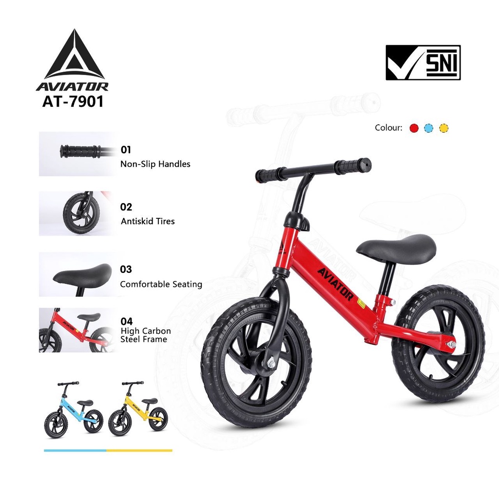 PUSH BIKE / BALANCE BIKE AVIATOR AT-7901