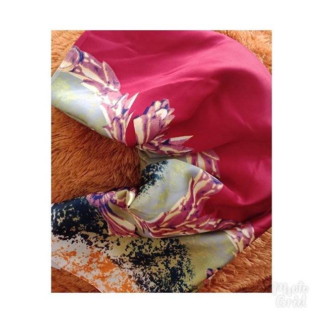 Hijab satin motif