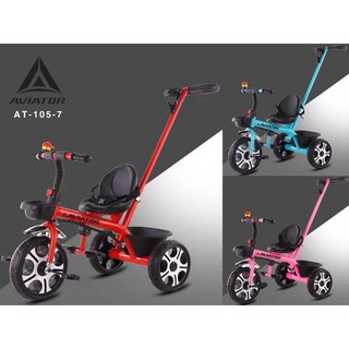 TRICYCLE/SEPEDA RODA TIGA ANAK 105-7 STIR DORONGAN AVIATOR