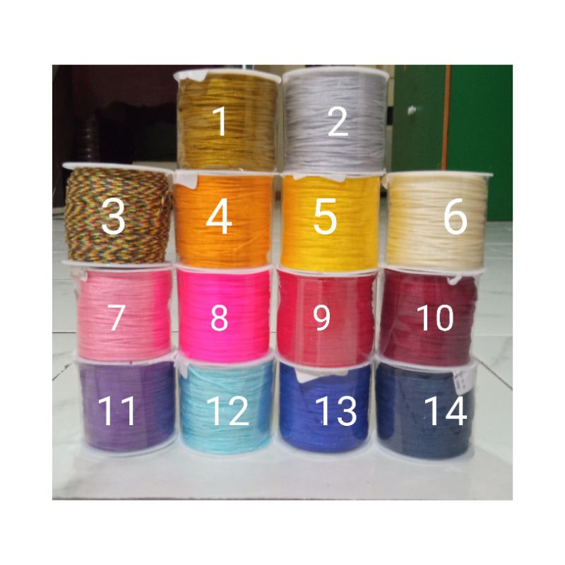 Prusik macrame micro cord NYLON 1mm 1roll 50meter