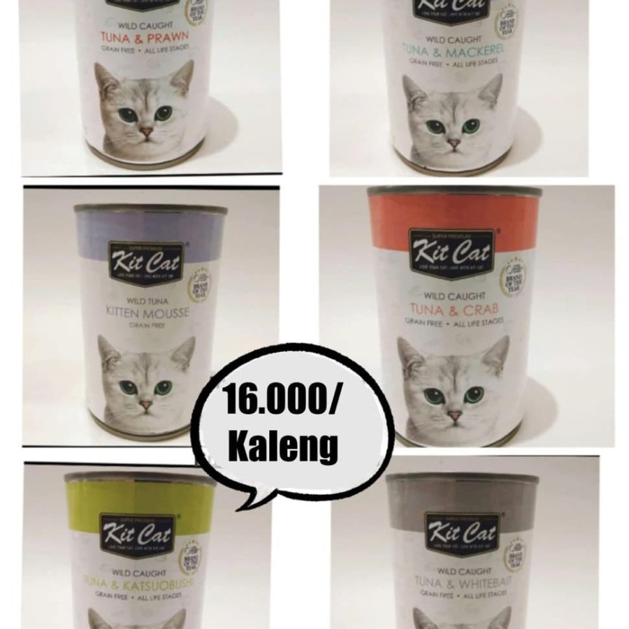 KIT CAT WETFOOD 400 GR / MAKANAN BASAH KUCING - PENGIRIMAN DENGAN KURIR SELAIN GOJEK/GRAB