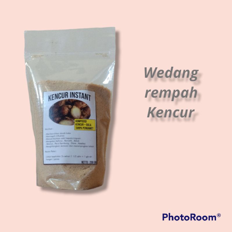 

MINUMAN KENCUR INSTANT / kencur bubuk