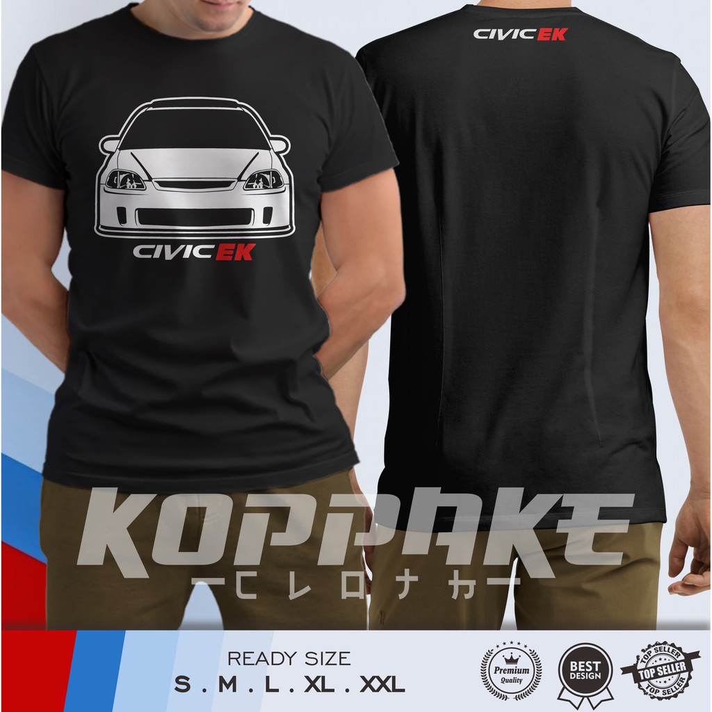 Kaos Mobil Honda Civic Ferio EK EK4 EK4D AIR Walker Japan v2 Baju Otomotif