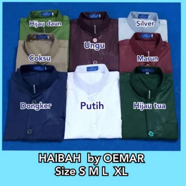 VEB.10Jn22y– Baju koko ammu merek oemar haibah koko habaib pakian pria koko muslim