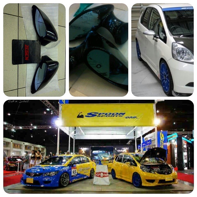 spion spoon import bolt on mobil honda civic fd plug and play