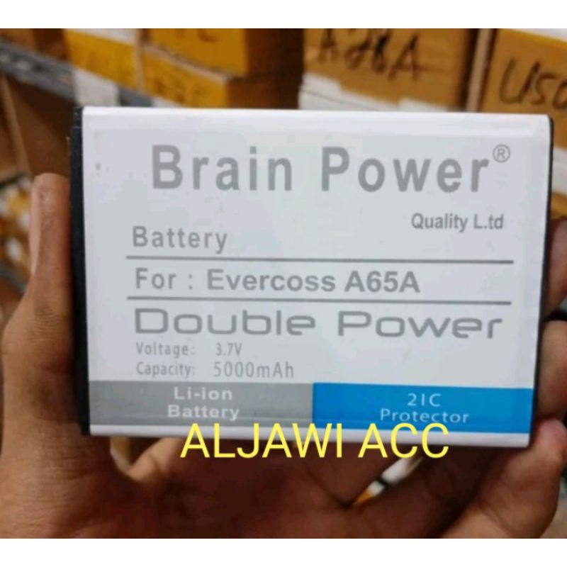 Baterai batre Cross Evercoss A65A Double Power Battery