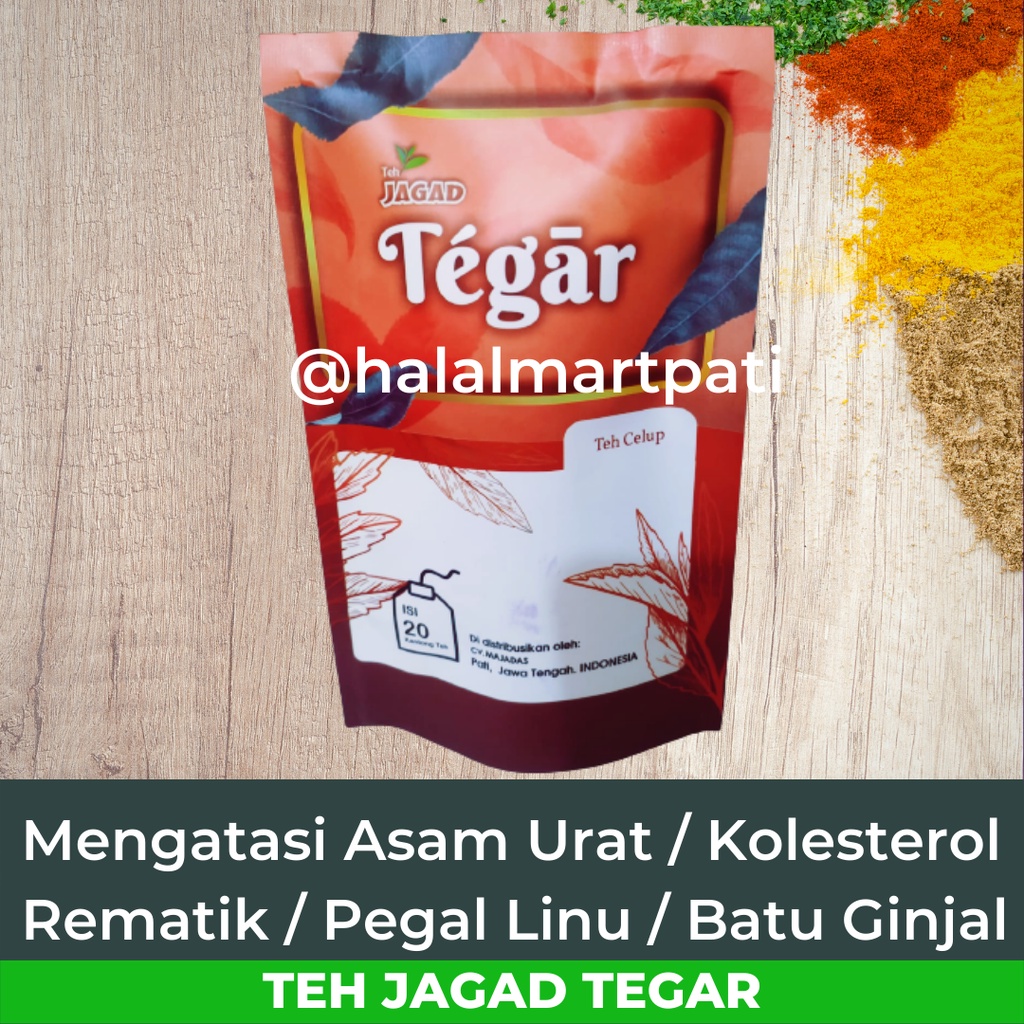 Teh Jagad Tegar Obat Herbal Penghancur Batu Ginjal Penurun Asam Urat Kolesterol Kolestrol Tinggi Pegal Linu Rematik