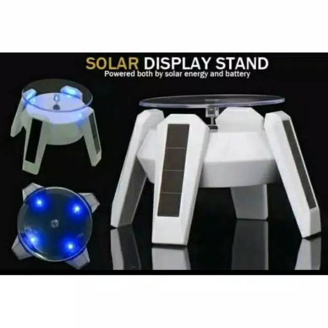 SOLAR DISPLAY STAND PUTAR ACTION PAJANGAN BATU CINCIN