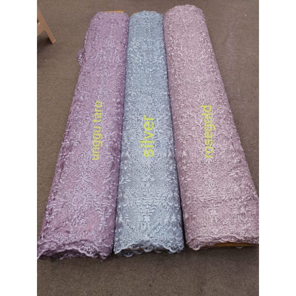 bahan/kain brokat tulle korea/brokat baru