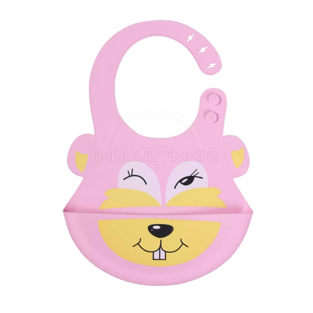 Celemek Air Liur Slabber Bayi Slaber Silicone PREMIUM BY-89-ST Celemek Makan Bayi Silikon Clemek Baby Bib Sleber Makan Bayi Tatakan Makan Bayi Tatakan Air Liur