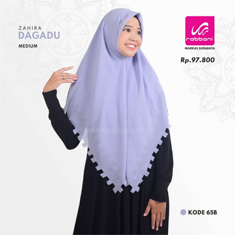 Kerudung Rabbani segi4 Zahira Dagadu M