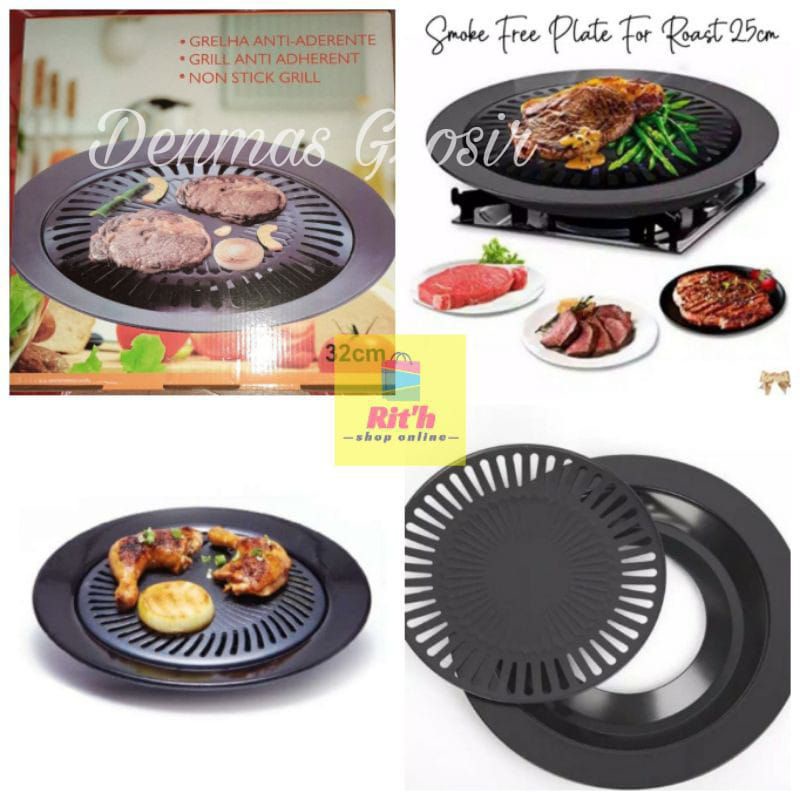 (COD) Panggangan Bulat Kompor / Panggangan BBQ / Ultra grill 32cm JUMBO