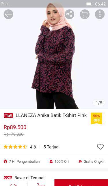Llaneza Anika Batik Blouse