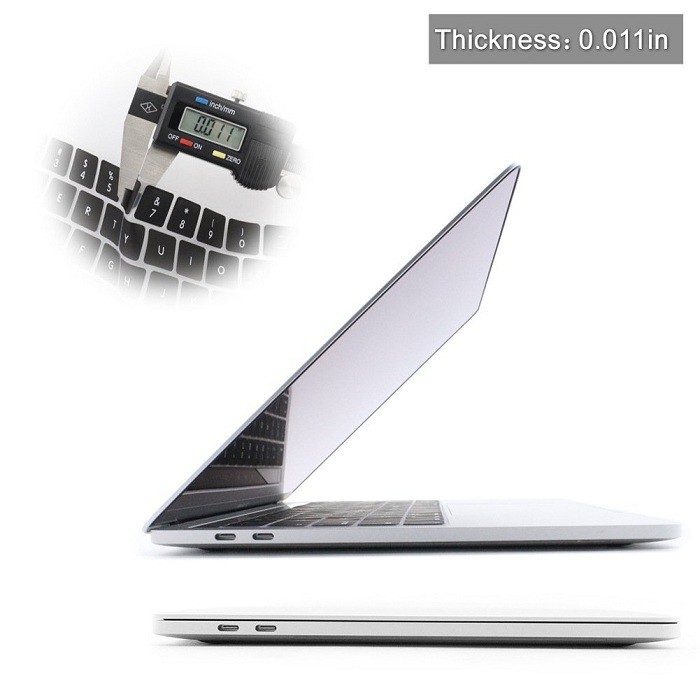 Silicone Pelindung Keyboard Cover Protector MacBook Pro Touch Bar 13 and 15 inch 2019 2018 2017 2016 Model: A2159, A1989, A1990, A1706, A1707