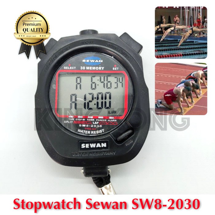 Stopwatch Sewan Original 30 Memory Digital Olahraga