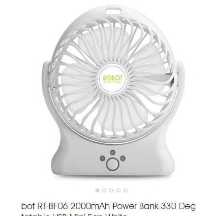 Segera beli Kipas Angin Listrik Elektrik Vivan Robot RTBF06 Mini USB FAN RT-BF06 - Putih Stok