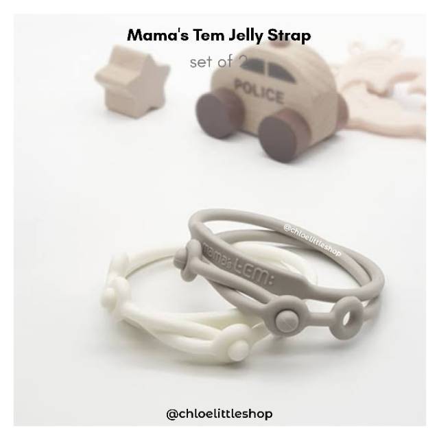 Mamas Tem Jelly Strap - White Melange