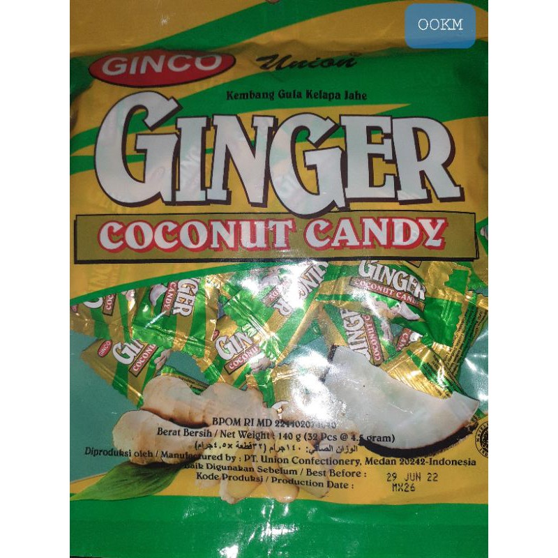 

Permen Ginger Coconut Candy