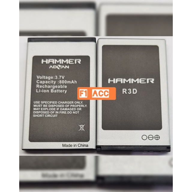 Baterai Batre Advan Hammer R3D Batere Advan Hammer R3d