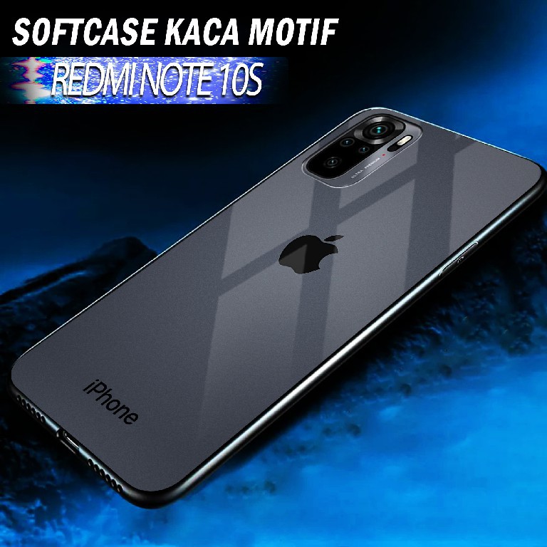 [K80] Softcase Kaca Xiaomi Redmi Note 10S - Case Redmi Note 10 - Casing Note 10S - Softcase Kaca