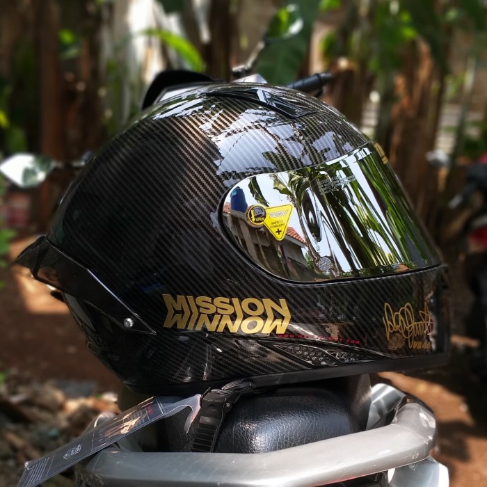 RSV FFzero motif carbon visor flat irridium silver spoiler GPR smoke