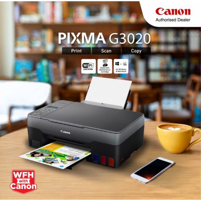 Printer Canon G3020.  Print Scan Copy
