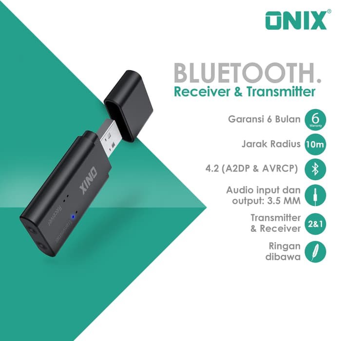 Onix Bluetooth Music Audio Receiver Transmitter Stereo Universal