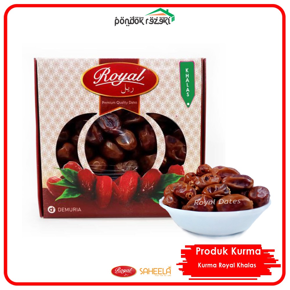 

Kurma Khalas Royal 500 gram - Kurma Murah dan Asli