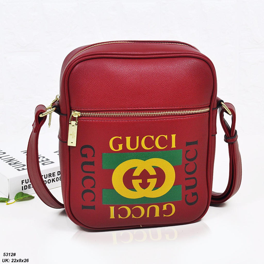 TAS GUCCI PRINT MESSENGER BAG 5312 LAV TAS SLEMPANG TAS IMPORT TAS BRANDED TAS GUCCI TAS BATAM
