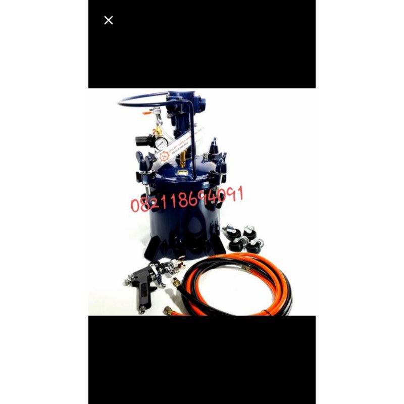 Paint Tank 10 Liter /PRESSURE TANK 10 LITRE/ Pengaduk Cat