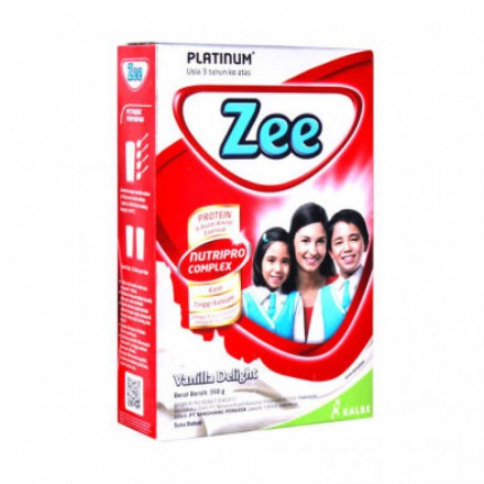 Zee Platinum 350gr Vanilla Delight/Strawberry Ice/Choco Rich