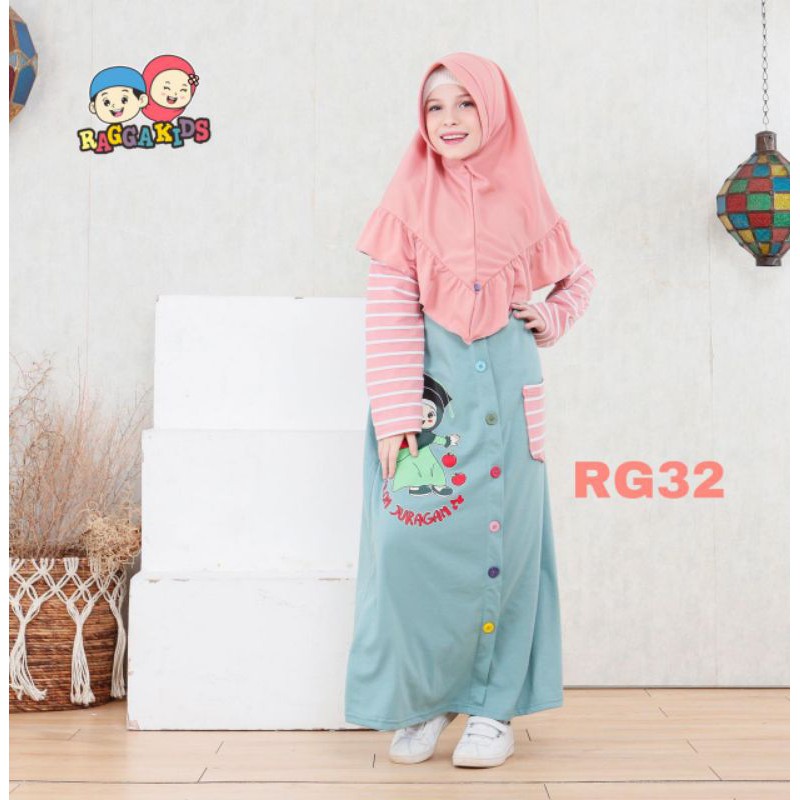 Baju muslim Raggakids Gamis Anak RG32 1-13 tahun RG61