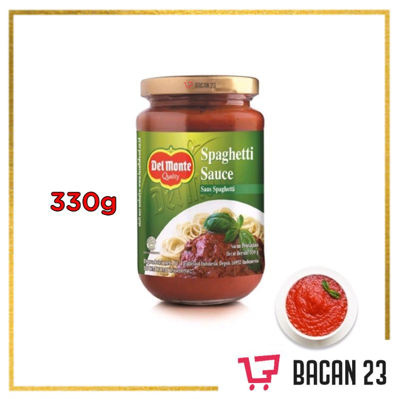 Del Monte Spaghetti Sauce (330gr) / Saos Spageti / Saus Spagheti / Bacan 23 - Bacan23