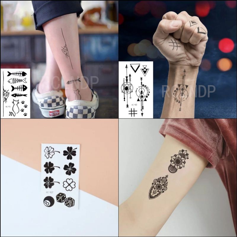 Tatto temporer terbaru ukuran 6x10cm MODEL HC