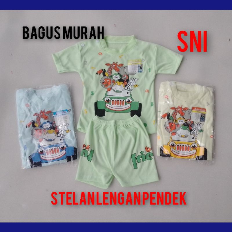 baju stelan lengan pendek ddy SNI