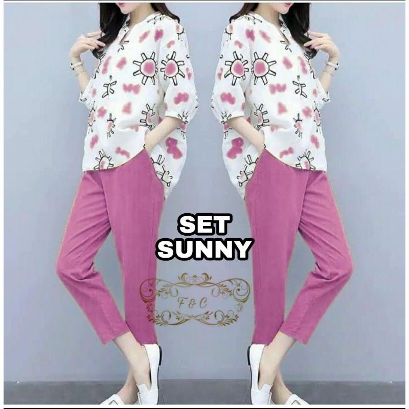 SET CELANA FASHION SUNNY BABYTERRY, 3 UKURAN