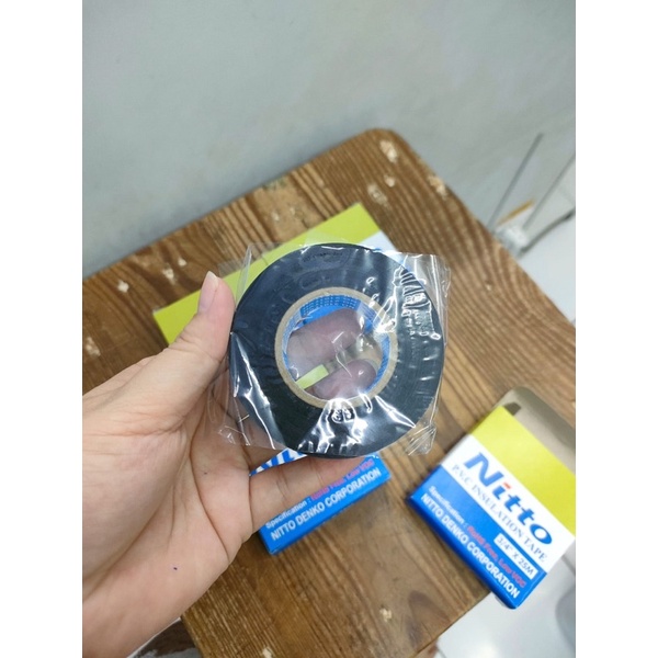 Isolasi Listrik Nitto Hitam/ isolasi Kabel/ PvC insulation Tape