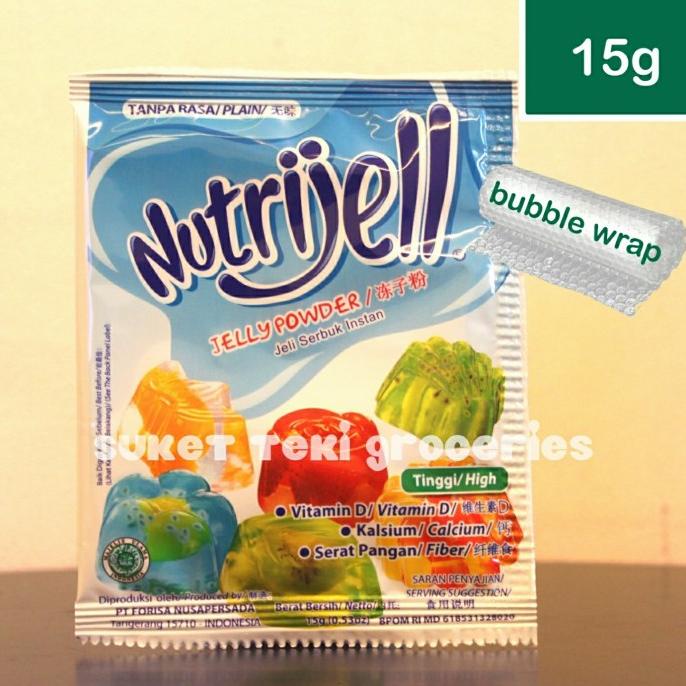 

Nutrijell Plain / Tanpa Rasa 15 gr Reguler per sachet TERPERCAYA Kode 818