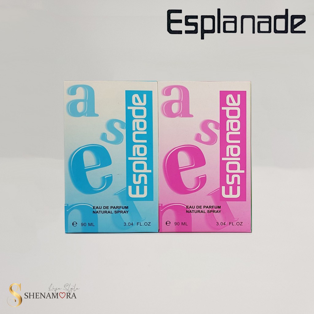 Esplanade Alphabet Eau De Parfum Wanita Pink And Blue Natural Spray 90 ml