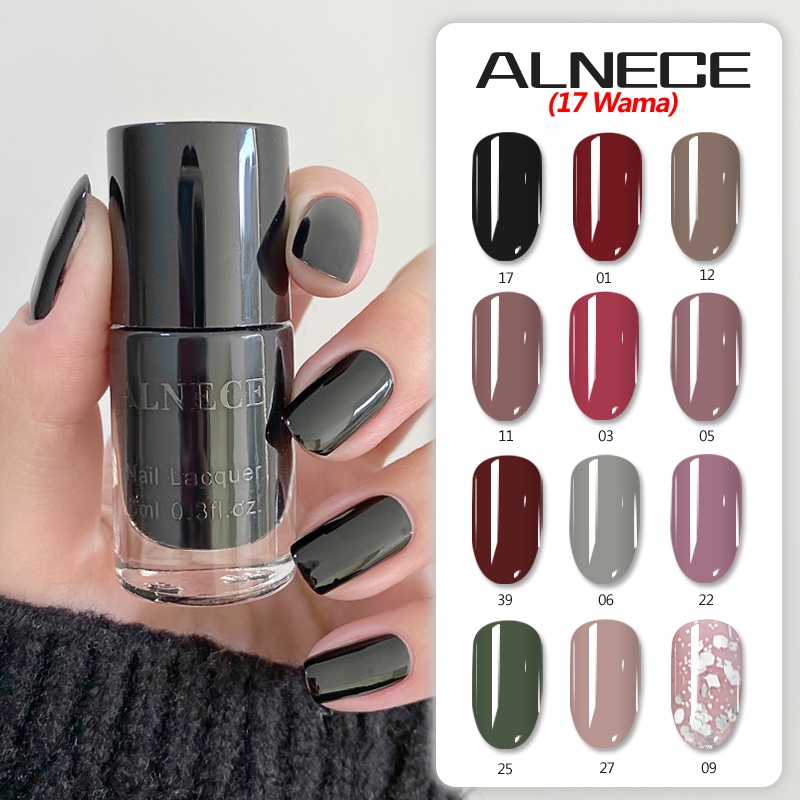 (COD)ALNECE  【Bisa Sholat✔️】 KUTEK/KUTEK PEEL OFF/HALAL KUTEKS/ muslimah Gel Nail polish/40 WARNA/Untuk doa