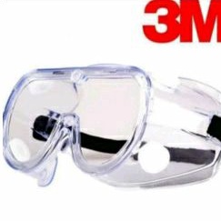 Kacamata Safety Clear-Kacamata Bening 3 M-Safety Glasses Clear 3 M 1621 AF-Kacamata Pelindung