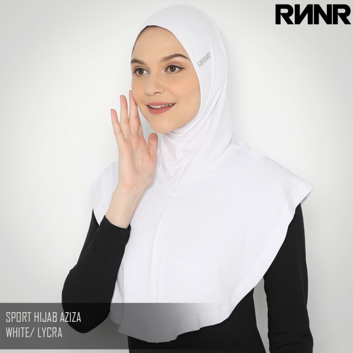RNNR Hijab Sport Olahraga Instant Menutup Dada Kerudung Senam Jilbab-1