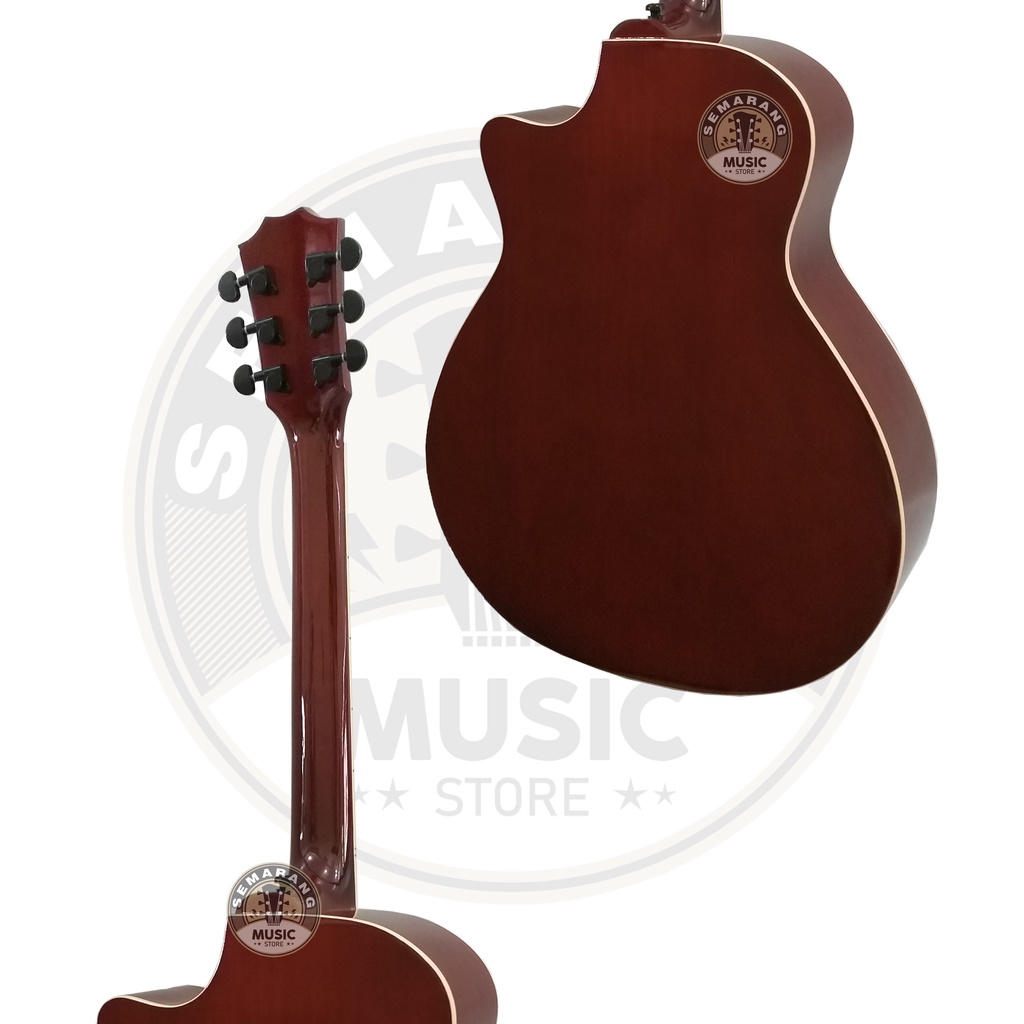 Gitar Akustik Taylor Custom Paket Super Komplit