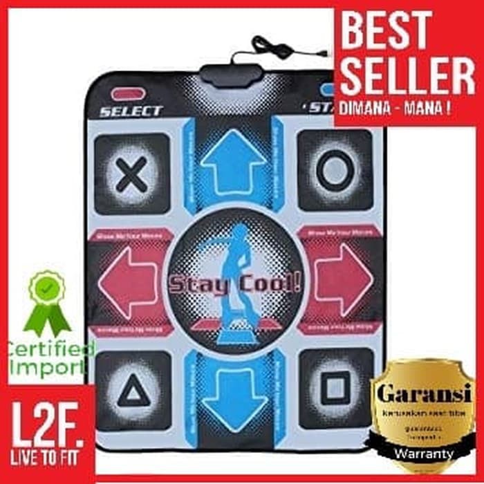 Dance Pad Karpet Untuk Dance Game Ps2 Ps3 Xbox Pc Original 100