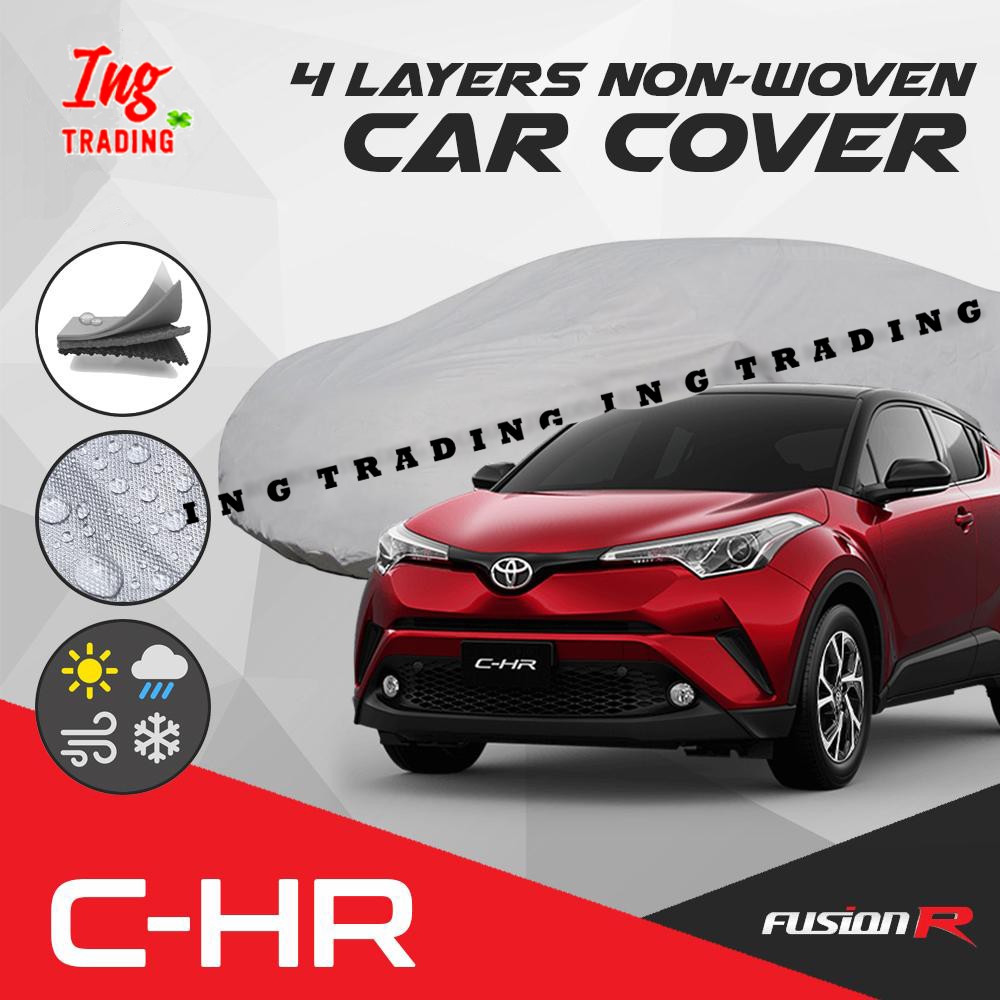 Cover Sarung Mobil CHR C-HR TOYOTA CHR Fusion R 4 Layer Waterproof