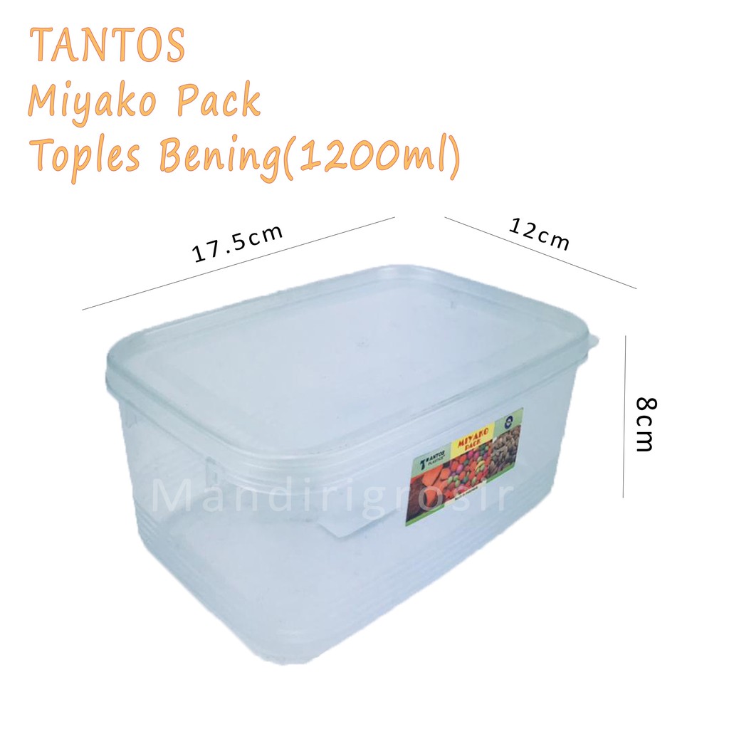 Tantos * Miyako Pack * Toples Bening * Toples Plastik * 5207