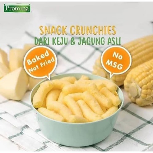 Promina Baby Chrunchies Keju Crunchy Snack Bayi Anak Keju